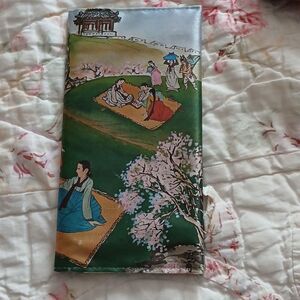 Vintage Silk Screen Wallet